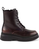 de victoria botas 1301103 dublin cordones efecto piel marron