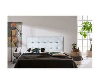 Cabecero aster polipiel plata  170