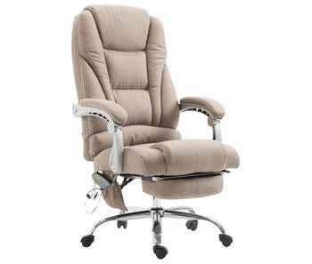 Silla de oficina masajeante pacific en tela 68x64x118 cm