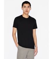 ax armani exchange para hombre 8nzt74zja5z1200 camiseta basica negro l casual algodon manga corta
