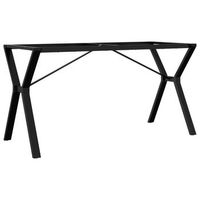 patas de mesa de comedor estructura y acero 140x60x73 cm vidaxl