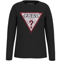 guess camiseta manga larga j2yi50k6yw1-jblk para nina