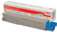 oki 43459433 original yellow standard capacity toner cartridge