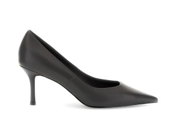 escote de cuero black