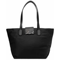 karl lagerfeld bolso de mano k signature nylon md tote para mujer