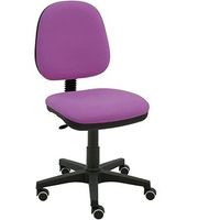 silla de escritorio milano - tapizado rosa frambuesa