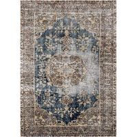 alfombra vintage oriental - 290x200 cm - inna multicolores