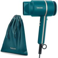 secador de pelo ionico beurer hc 35 2000w 3 temperaturas 3 velocidades compacto azul