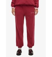 superdry para mujer w7011169a pantalon jogger athletic essential burdeos xs casual algodon