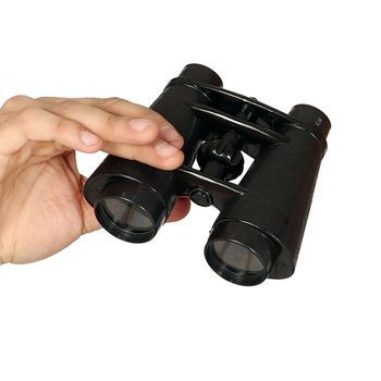 Prismáticos De Atrezzo Para Disfraces Realista Y Ligero Para Adultos Y Niños - Negro