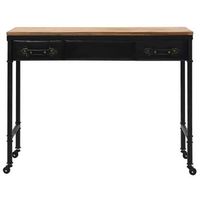 mesa consola  mesa de entrada  mesa auxiliar madera mdf y abeto 100x335x80 cm