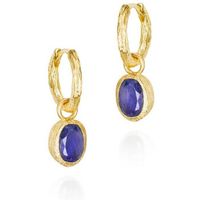 jorge revilla pendientes pendientes con aro zen birthstones para mujer