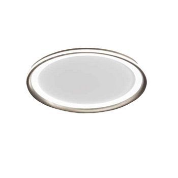 Plafón Led Edge Gris Titanio 66w Perenz En Aluminio
