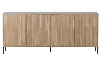 comoda de roble natural de diseno moderno