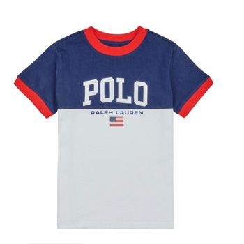 Polo Ralph Lauren Camiseta SS CN RINGER-KNIT SHIRTS-T-SHIRT para niño