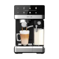 cafetera semiautomatica cecotec power espresso 20 touch  cream 18l 20 bares con deposito de leche