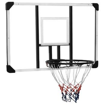Tablero De Baloncesto Policarbonato Transparente 106x69x3 Cm Vidaxl