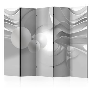 Biombo - White Corridors Ii (225x172 Cm)