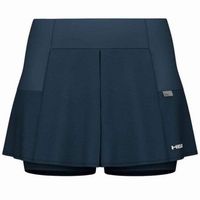 falda head performance azul marino plata
