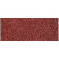 wolfcraft 2049000 - 50 patines de lija corindon grano 4080120 sin perforacion 93 x 230 mm