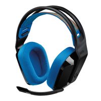 logitech g g535 lightspeed auriculares gaming inalambricos y usb-c para ps4ps5 con microfono negro