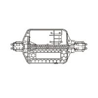 mjx m162 m163 piezas originales del chasis del coche rc 16150m