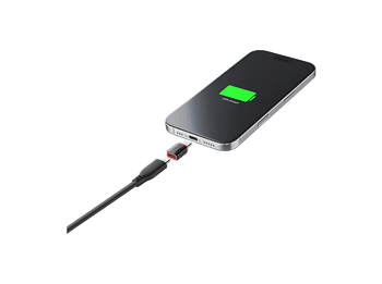 USB Data Blocker - CellularLine ADAPTDATABLOCKC2CK, C a C, Carga segura en tu móvil, Negro