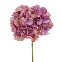 tallo de hortensia artificial rosa malva h48