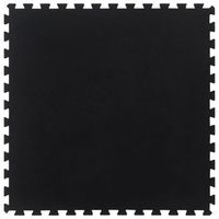 baldosa de suelo de goma negro 12 mm 100x100 cm vidaxl