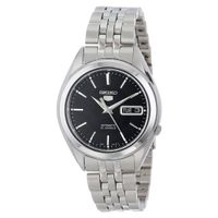 reloj automatico hombre seiko 5 snkl23k1 38mm dial negro correa acero inoxidable