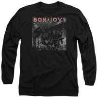 bon jovi camiseta manga larga slippery cover para mujer