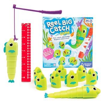Juego de pesca y matemáticas de Learning Resources, para aprender a medir, adaptado