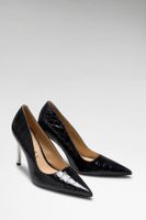 calien zapatos court de cuero genuino