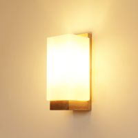 apliques de pared lamparas de pared de madera modernas accesorios de iluminacion de montaje en pared para dormitorio guarderia bano con bombilla e27