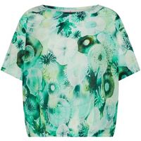deha blusa allover cotton muslin top para mujer