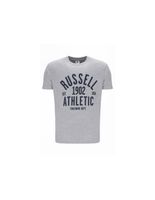 camiseta russell amt a40101 gris hombre