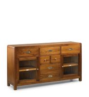 bufet de madera de mindi marron anch 160 cm