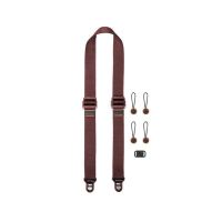correa peak design slide lite cuero vegano purpura ajustable