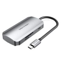 docking vention tnhhb usb-c 3xusb 30 pd 100w lector sd microsd gris 015m
