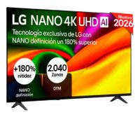 lg nano 4k uhd ai  televisor smart tv 43 nanocell 4k uhd