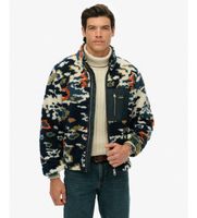 superdry para hombre m2014287a chaqueta printed multicolor xl casual poliester reciclado sostenible