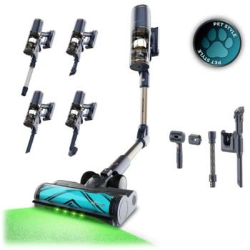 Cecotec Aspiradora Escoba sin Cable Conga Rockstar RS90 Pet Flex Detect. 650W, Succión 230AW y 30kPa, Cepillo Antienredos