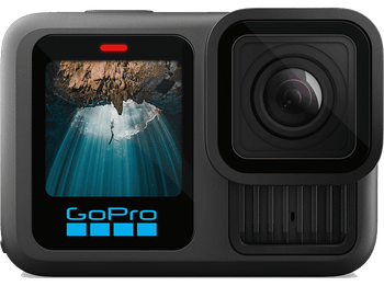 Cámara deportiva - GoPro Hero 13 Black, HyperSmooth 6.0, 5.3 K, 27 megapíxeles, Autonomía 2.5 h, HDR, Sumergible hasta 10m, lenta, Negro