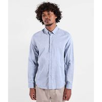 oxbow camisa manga larga chemise manches longues oxford para hombre