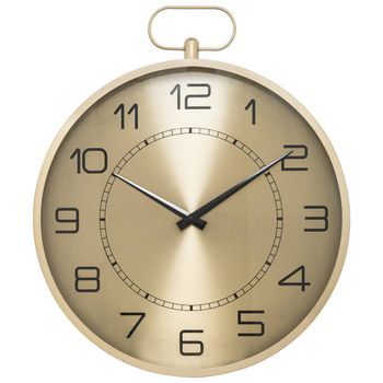 Irina Reloj De Bolsillo De Metal Dorado D53cm