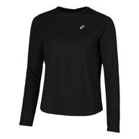 asics core  camiseta de running mujeres - negro