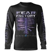 fear factory camiseta manga larga demanufacture para mujer