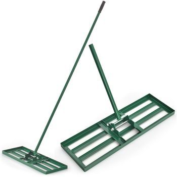 Rastrillo Para Nivelar El Césped, Rasqueta De Césped Costway 91 X 25 Cm