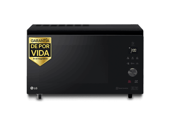 Microondas con horno - LG MJ3965BPS, 39 L, 4 en 1, Grill, Multifunción