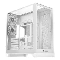 torre atx thermaltake view 390 tg snow white vidrio templado usb-c gaming